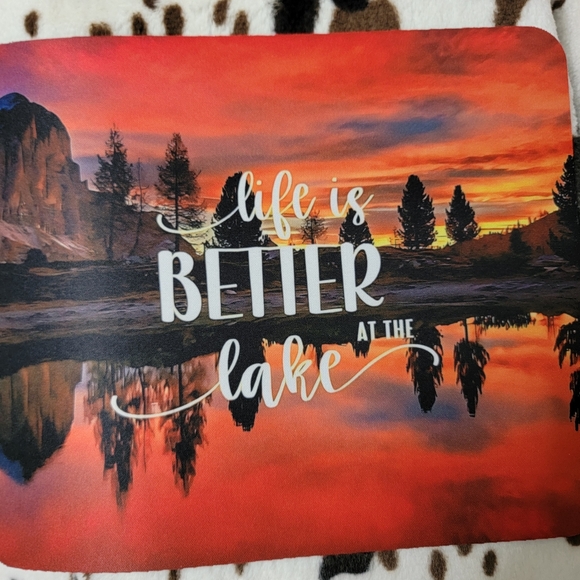 Life Is Better At The Lake Computer Mouse Pad - Picture 3 of 8